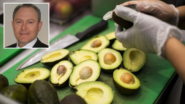 Avocado prices will not drop, Avocados Australia chief executive John Tyas (inset) says.