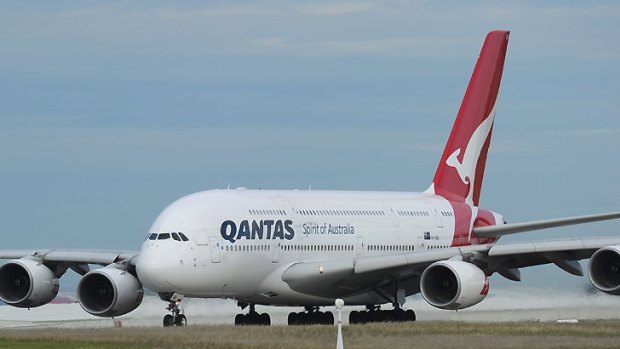The massive aircraft made an emergency landing at Perth Airport.