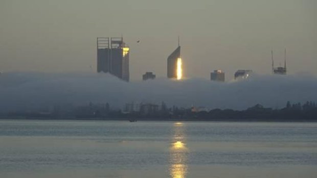 Perth skyline from South Perth on Wednesday morning.