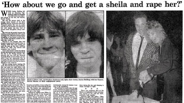 Teen killers' life sentences attacked: A report in the <em>Herald</em> on June 23, 1990, on the trial of Matthew Elliott, left, who was 16, and Wayne Jamieson, who was 22, when they murdered Janine Balding, right, pictured with her fiance.