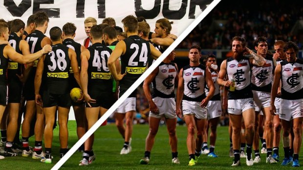 Who is closer to a flag – Carlton or St Kilda?