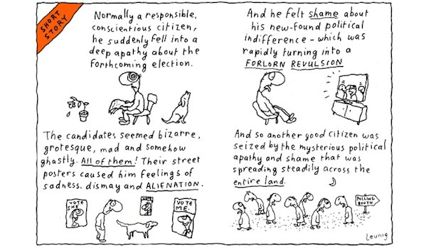 Illustration: Michael Leunig.