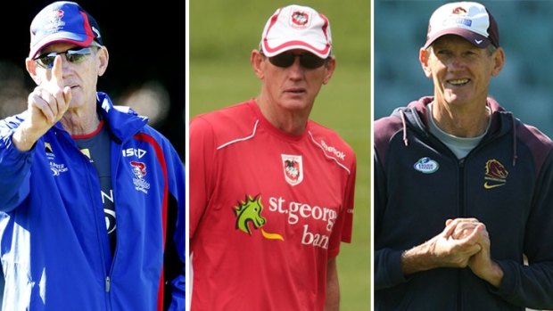 Multi-club coach: Wayne Bennett has spent time with the Broncos, St George and Newcastle.