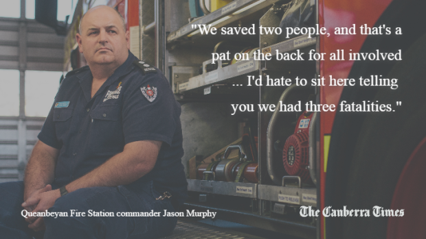 Queanbeyan Fire Station commander Jason Murphy is proud of his crew.