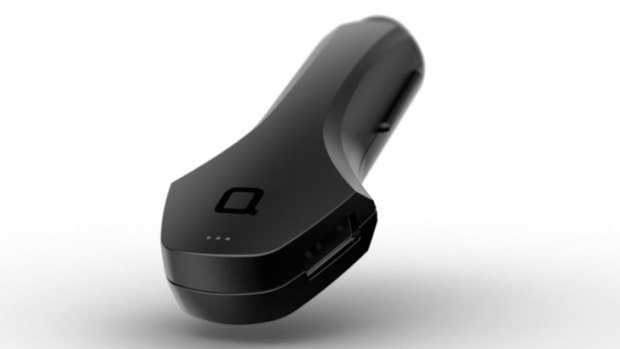 The tiny Zus plugs into your car's cigarette lighter to charge your gadgets and help remember where you parked.