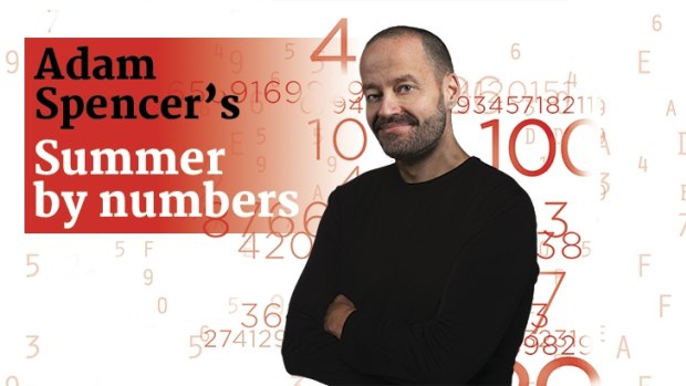 Adam Spencer's summer by numbers.