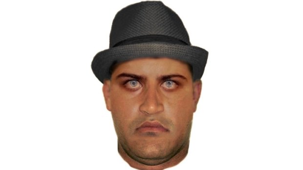 A computer-generated image of a man police wish to speak to over the bus assault.