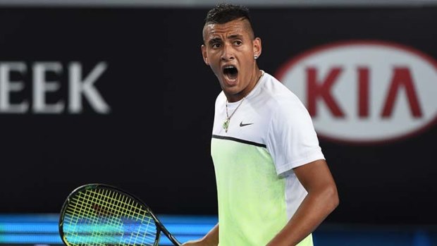 'You play the game because you love it, you love being out there and giving the crowd a show, playing and competing': Nick Kyrgios.