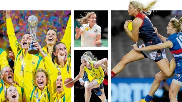 The profiles of the country's netballers, footballers, cricketers and basketballers soared over the past weekend.