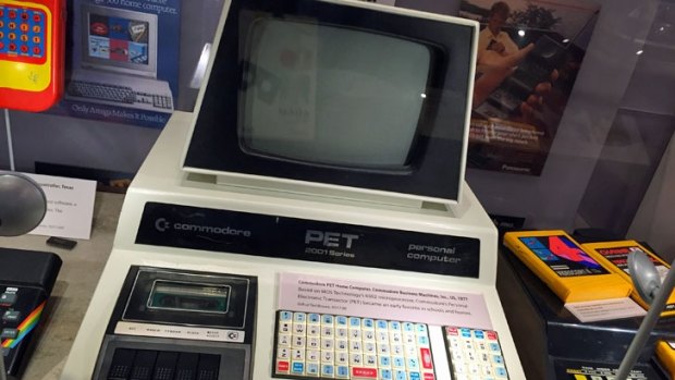 The Commodore PET – one of the first PCs aimed at retail shoppers – on show at the Computer History Museum in Mountain View, California.