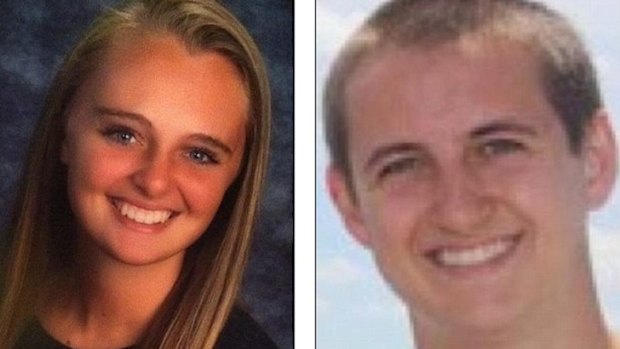 Michelle Carter and her now deceased boyfriend Conrad Roy.  