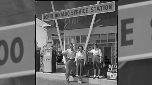 The centre had a service station for customers whop drove in from miles around.