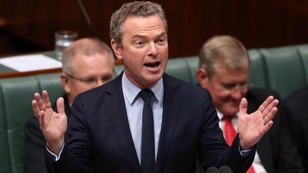 Education Minister Christopher Pyne, who has provoked anger over his handling of the deregulation issue.