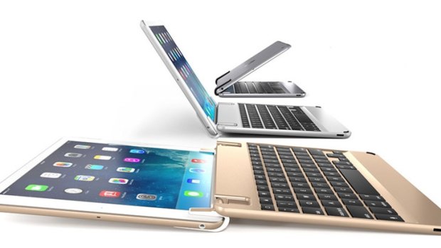 The BrydgeAir iPad keyboard puts a decent keyboard at your fingertips.
