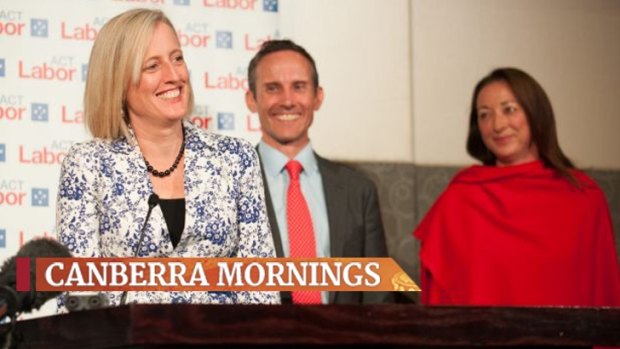 Labor Senator Katy Gallagher, with MPs Andrew Leigh and Gai Brodtmann have been re-elected, but there was a strong showing for the Greens in Canberra. 