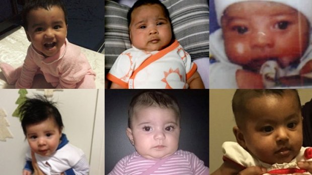 Some of the babies facing deportation.