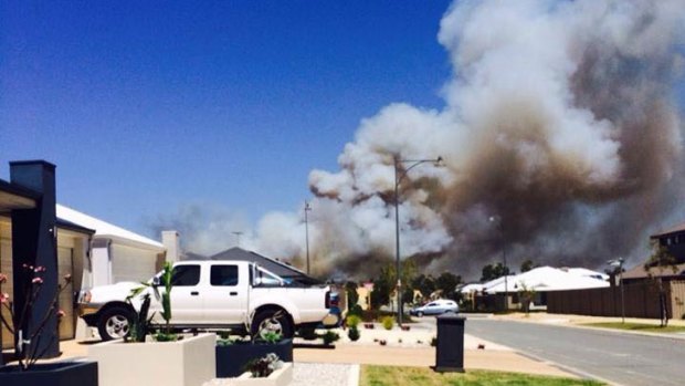 Fire has broken out in Baldivis for the second time this month.