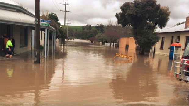 Flooding in Coleraine.