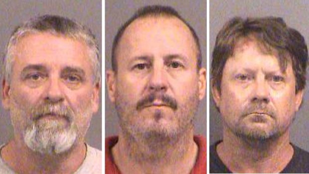 Gavin Wright, Curtis Allen and  Patrick Eugene Stein, members of a Kansas militia group who were charged with plotting to bomb an apartment building filled with Somali immigrants in Kansas.