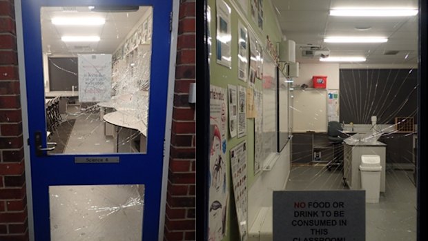 Perth students told to stay home after vandals trash school