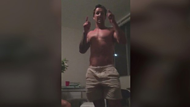 Mitchell Pearce's notorious video has led to the removal of his portrait from Marist College North Shore trophy room.