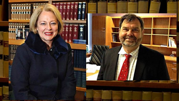 Chief Justice Tim Carmody and Justice Margaret McMurdo