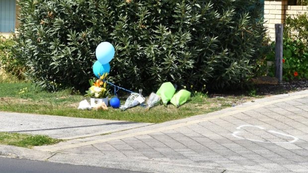 Some of the tributes left for the 15-year-old boy who died after he was hit by a 4WD on Thursday.