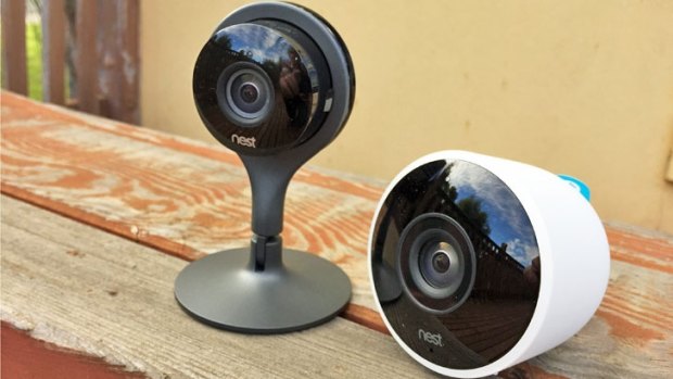 The Nest Cam Indoor and Outdoor give you eyes and ears at home while you're out and about. 