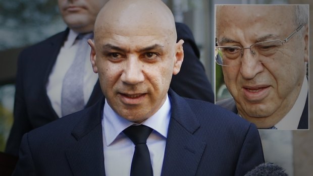 Eddie Obeid (inset) and Moses Obeid.