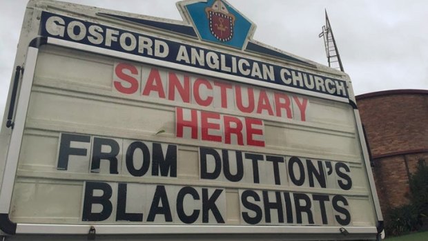 Gosford Anglican Church in NSW is among those offering sanctuary for asylum seekers.