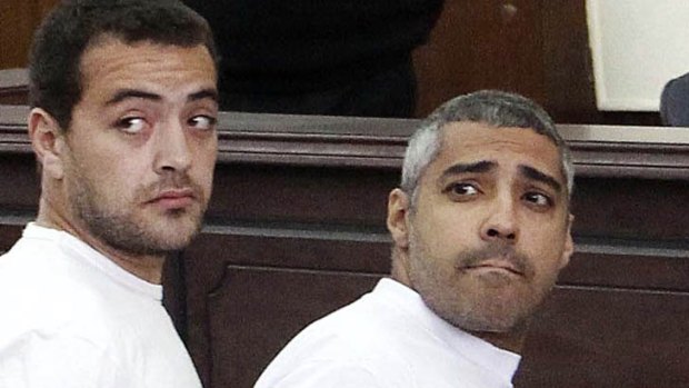  Al-Jazeera journalists Baher Mohamed and Mohammed Fahmy have been released on bail.