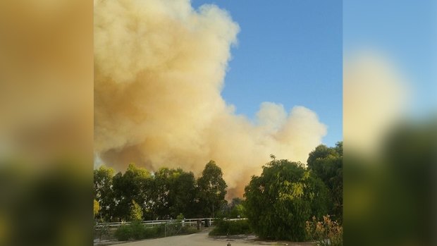 Uduc bushfire in the Shire of Harvey. 
