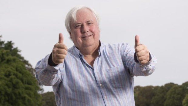 Clive Palmer at the Coolum Resort.