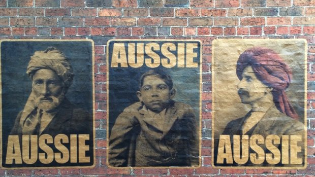 Peter Drew's Aussie project, using photographs from original applications for exemptions to the White Australia Policy. 