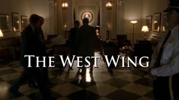 A soaring fanfare opens The West Wing.