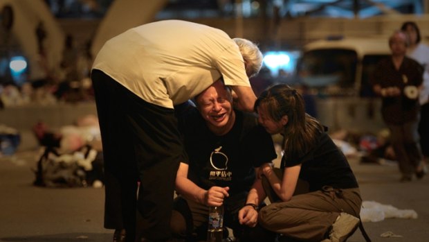 Occupy co-founder Benny Tai during the protests.