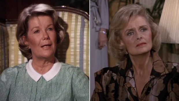 Bel Geddes (left) was replaced by Donna Reed in <i>Dallas</i>.