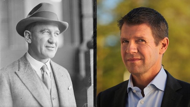 Both sides: William McKell pushed to slash Sydney's councils – as is current Premier Mike Baird.