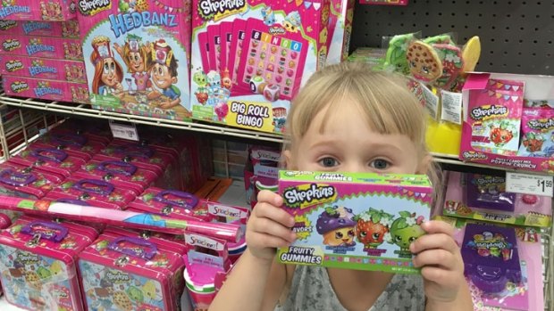 Young children have been swept up in the Shopkins craze.