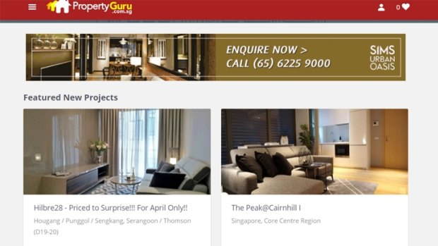 TPG has a controlling interest in Singapore property listing site PropertyGuru.com.