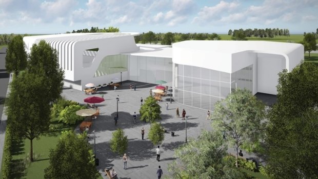 Big plans: an artist's impression of the proposed Wests Tigers Centre of Excellence.