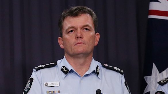 AFP Commissioner Andrew Colvin said the alleged offence was "fairly sophisticated and well-planned".