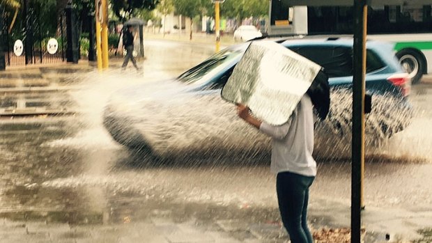 The rain is set to wash out the weekend in Perth after a deluge on Wednesday morning.