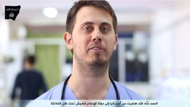Australian doctor Tareq Kamleh appeared in the same video, spruiking Islamic State's health service. 