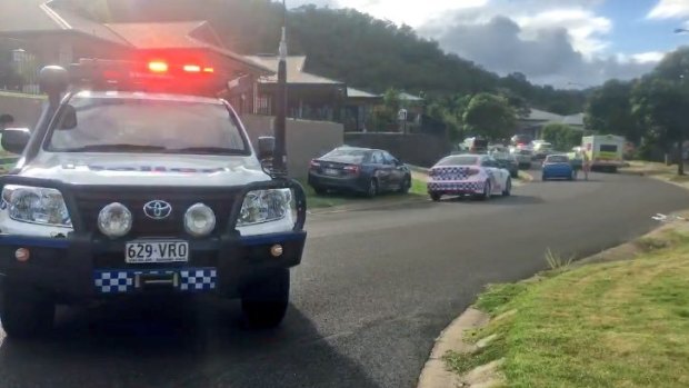 Two women died in a stabbing that police described as a "blood-soaked" domestic violence incident. 
