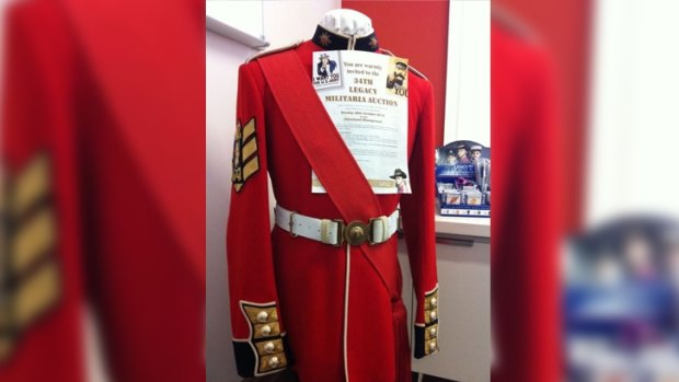 This Coldstream Guards uniform is just one of the many items up for grabs.