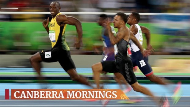 A photo of a smiling Usain Bolt taken by an Australian photographer has gone viral.