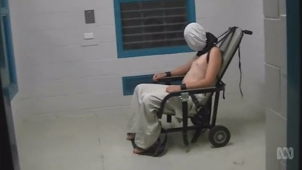 The <i>Four Corners</I> program exposed footage of a teenage boy strapped to a mechanical chair in an Alice Springs prison.