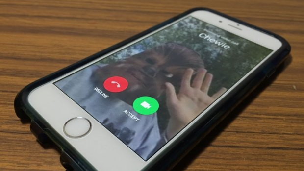 Google's Duo video chat app makes it easy to catch up with friends in a galaxy far, far away.