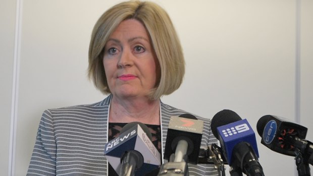 Perth Lord Mayor Lisa Scaffidi fronted the media on Thursday following calls for her to resign.